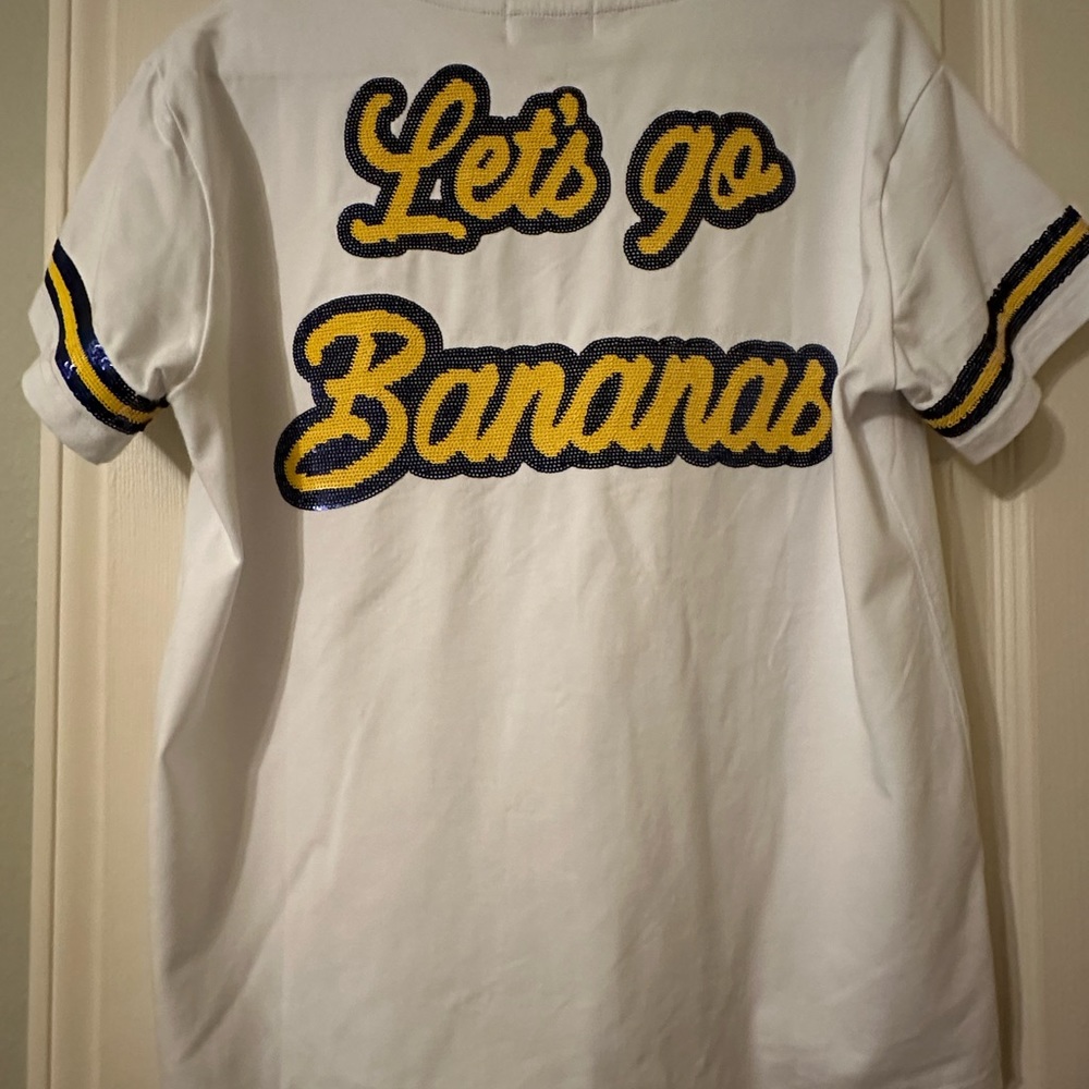 Calling all Savannah bananas fan.  Worn once for a couple hours.  EUC